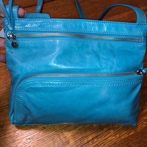 Hobo cross body leather purse